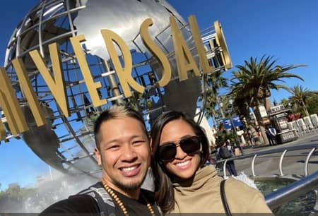 Shanna Mendiola and her boyfriend Brian Tong visited  the Universal Studios Hollywood on New Year Eve on 31 2019